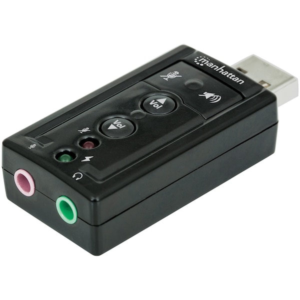 Manhattan Hi-Speed USB 3D 7.1 Sound Adapter 152341